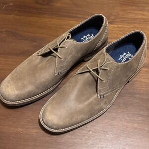 Original Penguin Wade Taupe Suede Derby Oxford Dress Shoes Mens 11